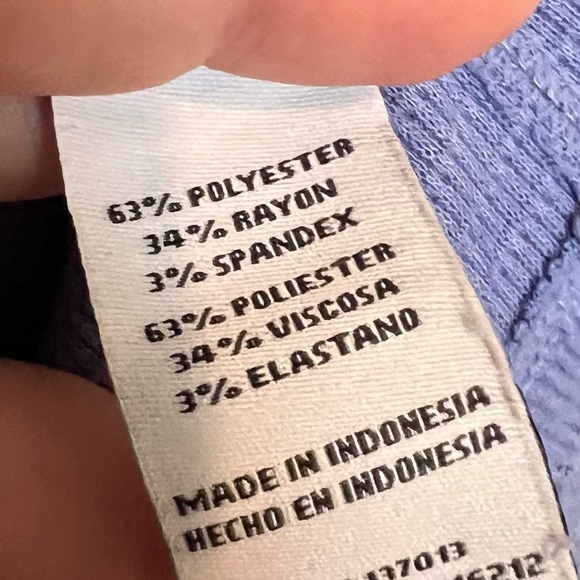 Wildfox Haley Periwinkle Brushed Long Sleeve Top Size Medium - Picture 8 of 8